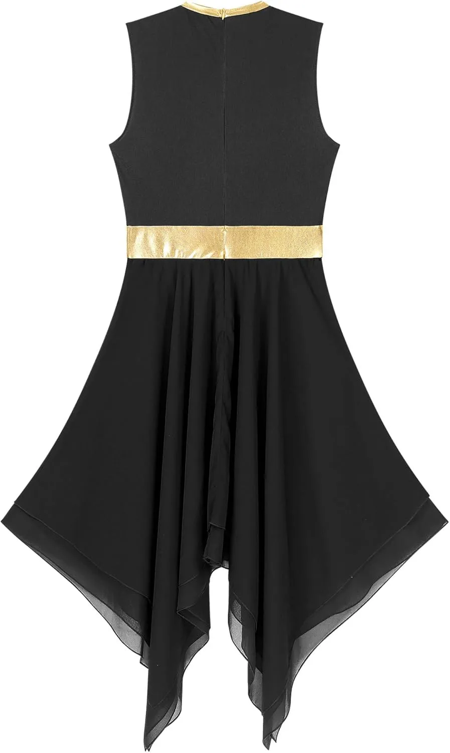 Linjinx Praise Dance Dresses for Women Church Worship Liturgical Dancewear Tunic Lyrical Dance Dress