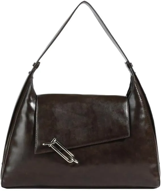 Lock handbags underarm bag large capacity women's purses foreign style personality trend shoulder bags