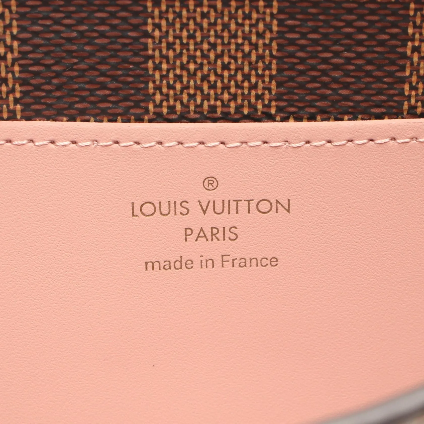 Louis Vuitton Damier PVC Leather Crossbody Bag