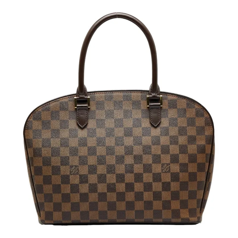 Louis Vuitton Damier Sarria Horizontal Handbag N51282 Brown PVC Leather  Louis Vuitton
