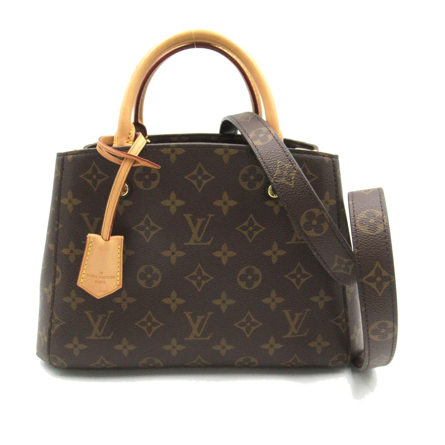 Louis Vuitton Louis Vuitton Montaigne BB Bag PVC Coated Canvas Monogram  Brown M41055