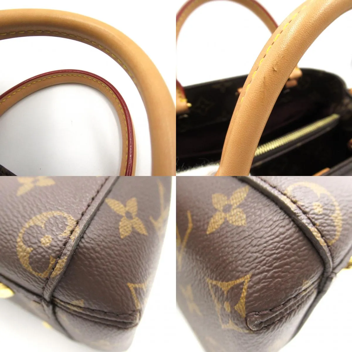 Louis Vuitton Louis Vuitton Montaigne BB Bag PVC Coated Canvas Monogram  Brown M41055