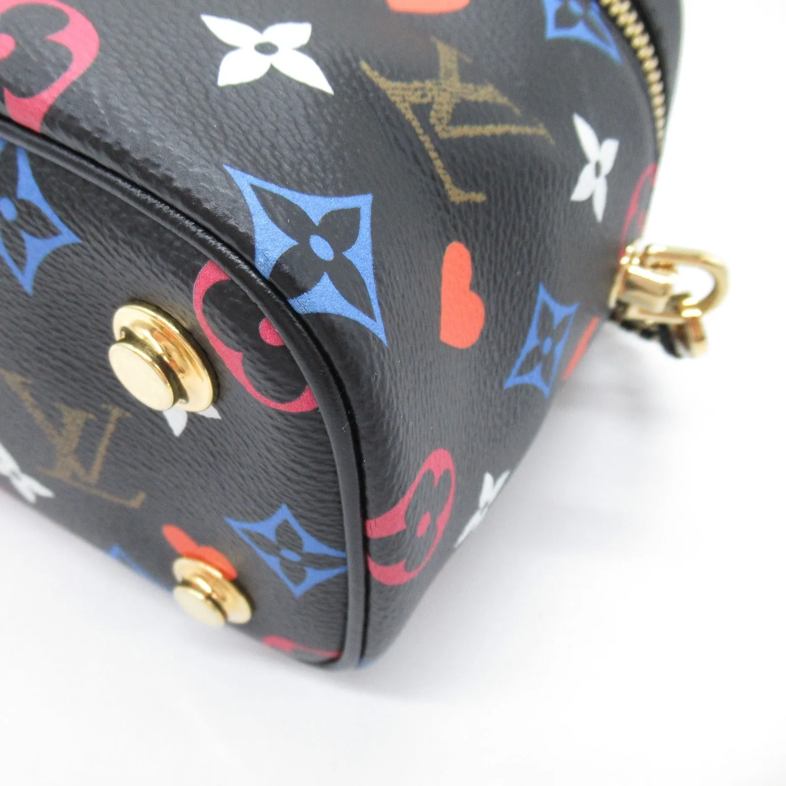 Louis Vuitton Louis Vuitton Vanity PM Shoulder Bag PVC Coated Canvas Gameon Monogram  Black M57482
