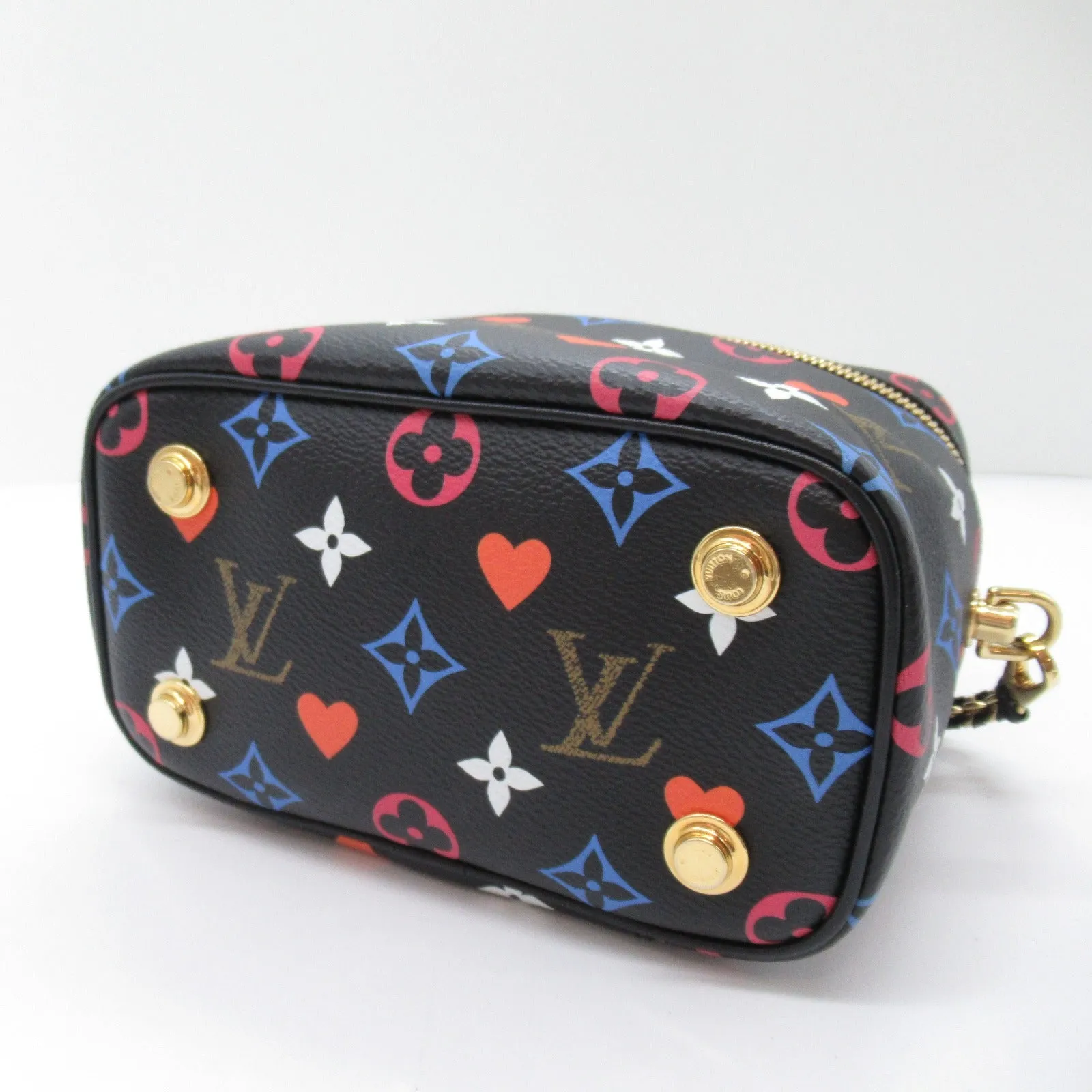 Louis Vuitton Louis Vuitton Vanity PM Shoulder Bag PVC Coated Canvas Gameon Monogram  Black M57482