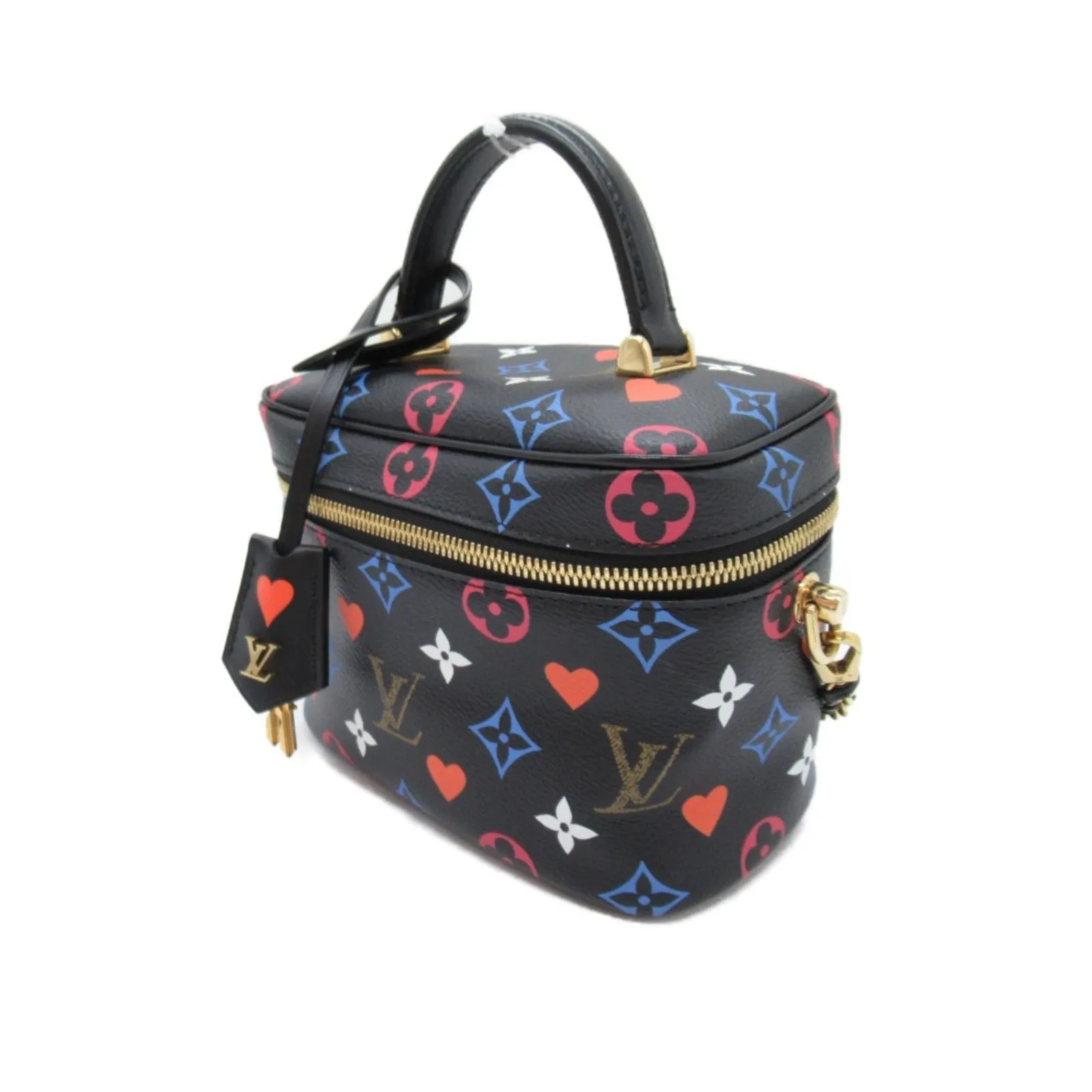 Louis Vuitton Louis Vuitton Vanity PM Shoulder Bag PVC Coated Canvas Gameon Monogram  Black M57482
