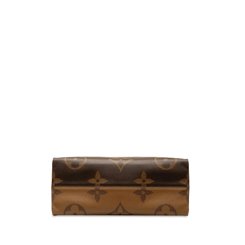 Louis Vuitton Monogram Giant Reversee On The Gor GM Handbag Shoulder Bag 2WAY M45320 Brown PVC Leather  Louis Vuitton