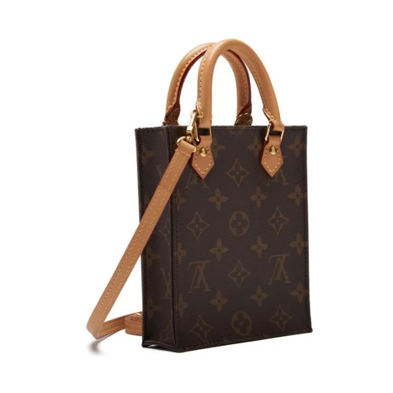 LOUIS VUITTON Monogram Pitt Sacks 2w Mini Handbag PVC Leather Monograms  Leather Handbag  Handbag Ladies Handbags Hybrid