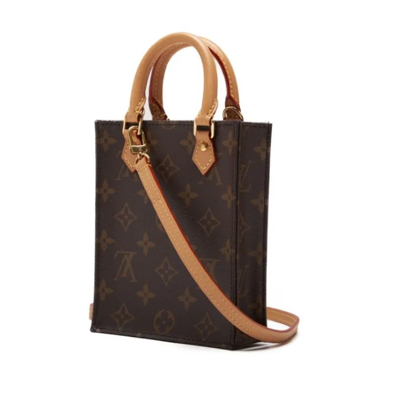 LOUIS VUITTON Monogram Pitt Sacks 2w Mini Handbag PVC Leather Monograms  Leather Handbag  Handbag Ladies Handbags Hybrid
