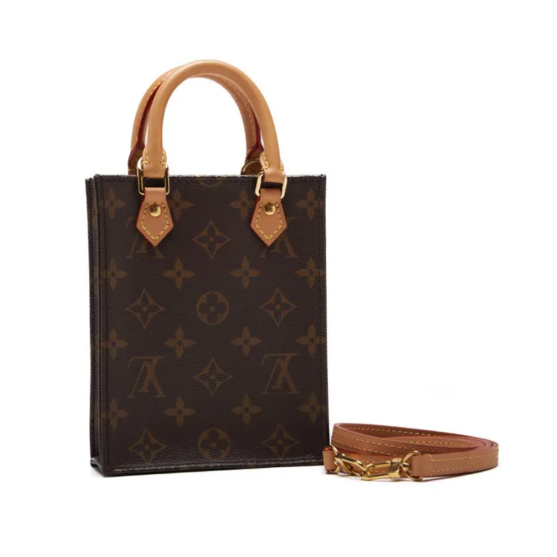 LOUIS VUITTON Monogram Pitt Sacks 2w Mini Handbag PVC Leather Monograms  Leather Handbag  Handbag Ladies Handbags Hybrid