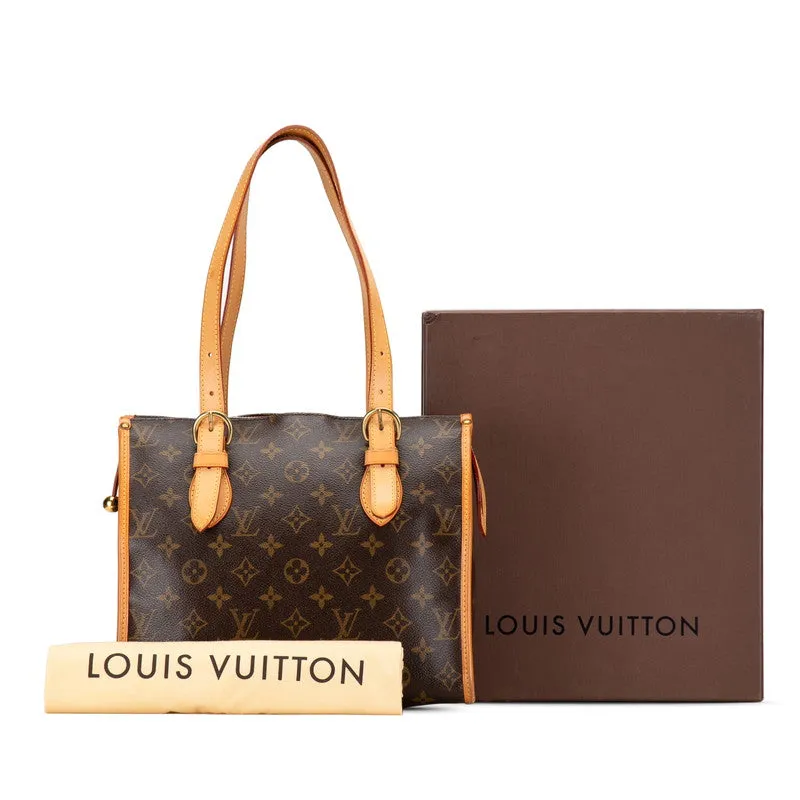 Louis Vuitton Monogram Popincourt Handbag M40007 Brown PVC Leather  Louis Vuitton