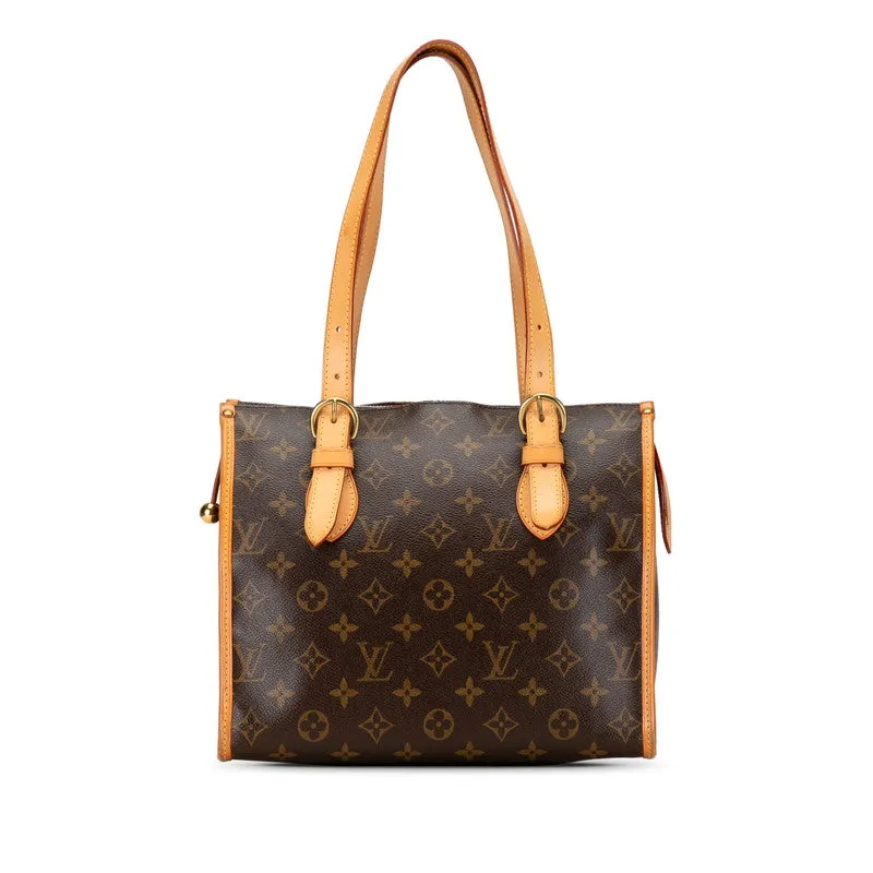 Louis Vuitton Monogram Popincourt Handbag M40007 Brown PVC Leather  Louis Vuitton