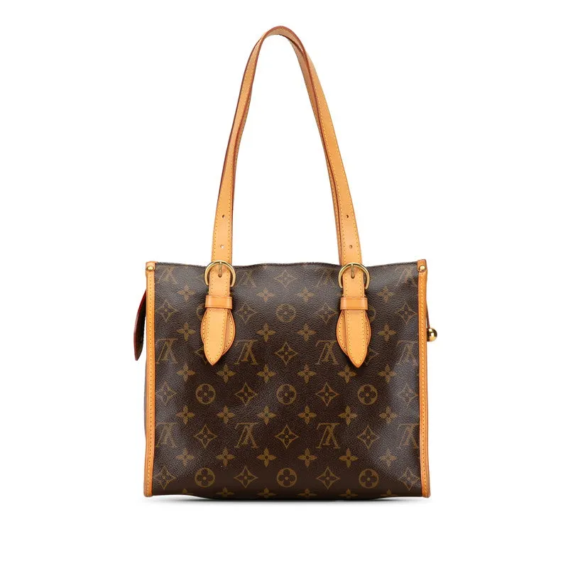 Louis Vuitton Monogram Popincourt Handbag M40007 Brown PVC Leather  Louis Vuitton