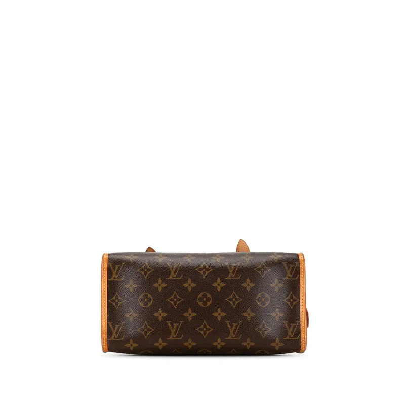 Louis Vuitton Monogram Popincourt Handbag M40007 Brown PVC Leather  Louis Vuitton