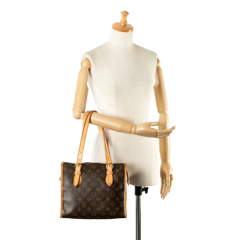 Louis Vuitton Monogram Popincourt Handbag M40007 Brown PVC Leather  Louis Vuitton