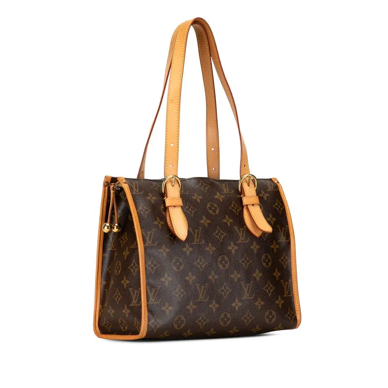Louis Vuitton Monogram Popincourt Handbag M40007 Brown PVC Leather  Louis Vuitton