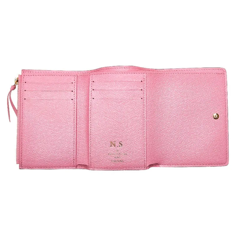 Louis Vuitton Monogram Vivienne Portefolio Victoria Double Fold Wallet M82622 Brown Multicolor PVC Leather  Louis Vuitton