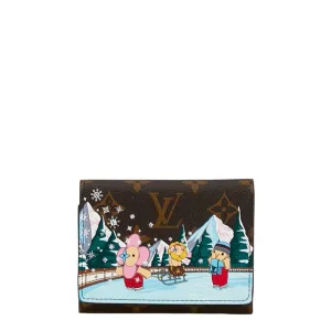Louis Vuitton Monogram Vivienne Portefolio Victoria Double Fold Wallet M82622 Brown Multicolor PVC Leather  Louis Vuitton