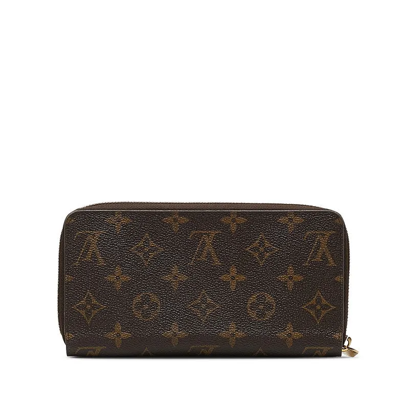 Louis Vuitton Monogram  Wallet Round  Long Wallet M41895 Brown PVC  Louis Vuitton