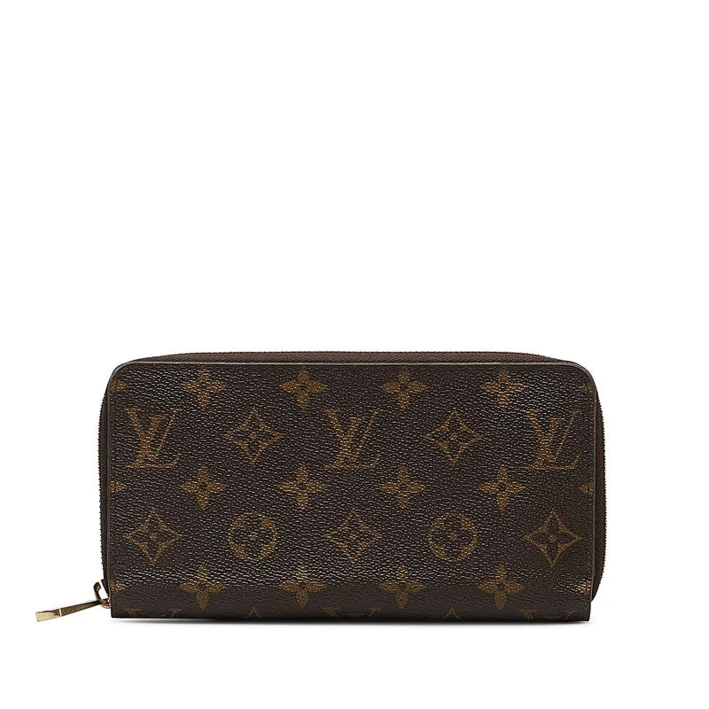 Louis Vuitton Monogram  Wallet Round  Long Wallet M41895 Brown PVC  Louis Vuitton