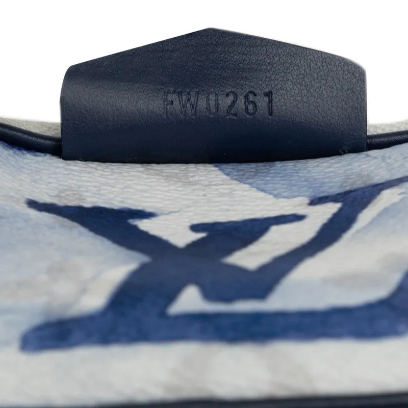 Louis Vuitton Monogram Water Color  Offset  Shoulder Bag M45763 Blue White PVC Leather  Louis Vuitton
