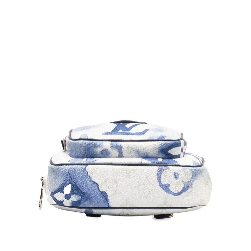 Louis Vuitton Monogram Water Color  Offset  Shoulder Bag M45763 Blue White PVC Leather  Louis Vuitton
