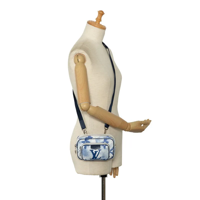Louis Vuitton Monogram Water Color  Offset  Shoulder Bag M45763 Blue White PVC Leather  Louis Vuitton