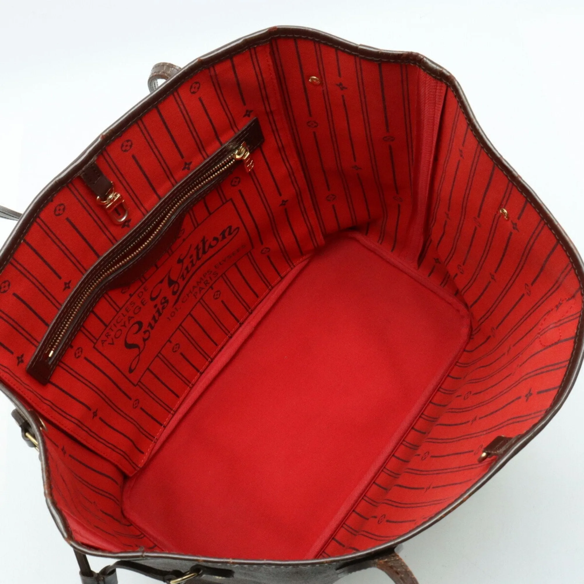 Louis Vuitton Neverfull  Canvas Tote Bag ()