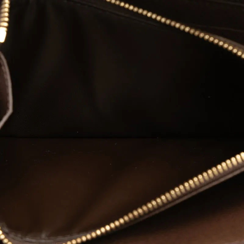 Louis Vuitton Portefolio Sarah Long Wallet N61734 Brown PVC Leather  Louis Vuitton