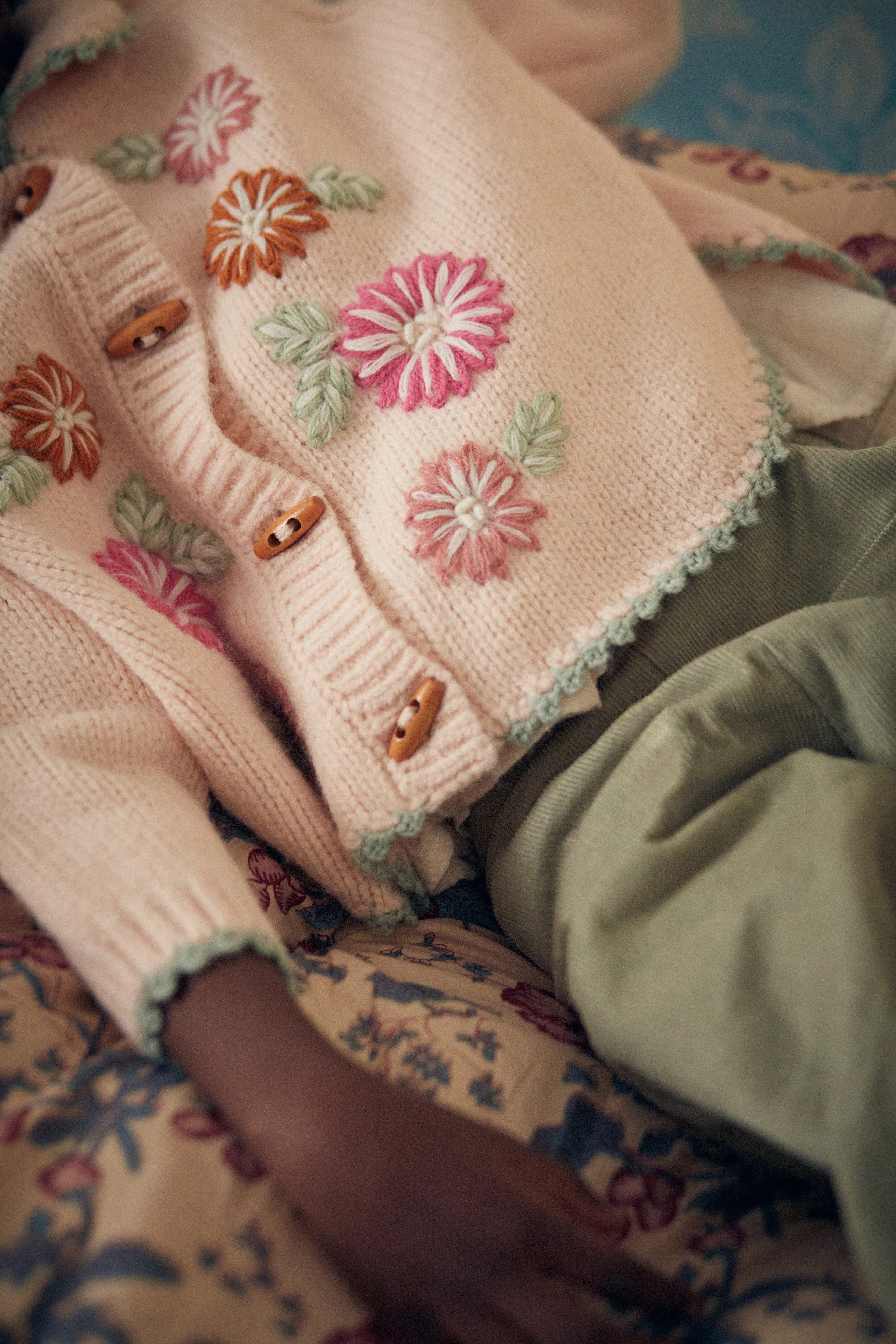 Louise Misha Khella Cape Cardigan - Blush