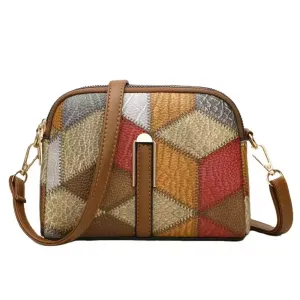 Luna Patchwork Mini-Schultertasche