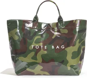 Lushandy PVC Tote Bag for Women - Canvas Leopard Cheetah Print Letter Handbag - Clear PVC Carry All Bag