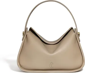 Luxurious Genuine Leather Handbags for Women,Chic and Sleek Design with Magnetic Flap,Versatile and Trendy Purse