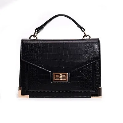Luxury Handbags Women Bags Designer Crocodile Pattern Leather