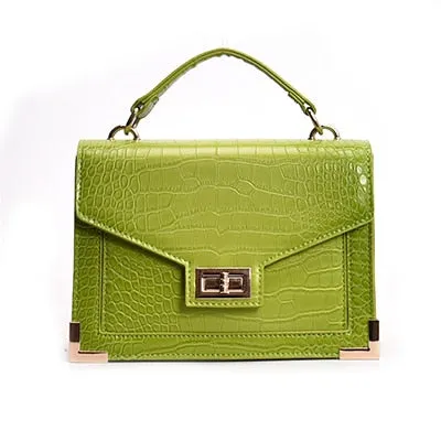 Luxury Handbags Women Bags Designer Crocodile Pattern Leather