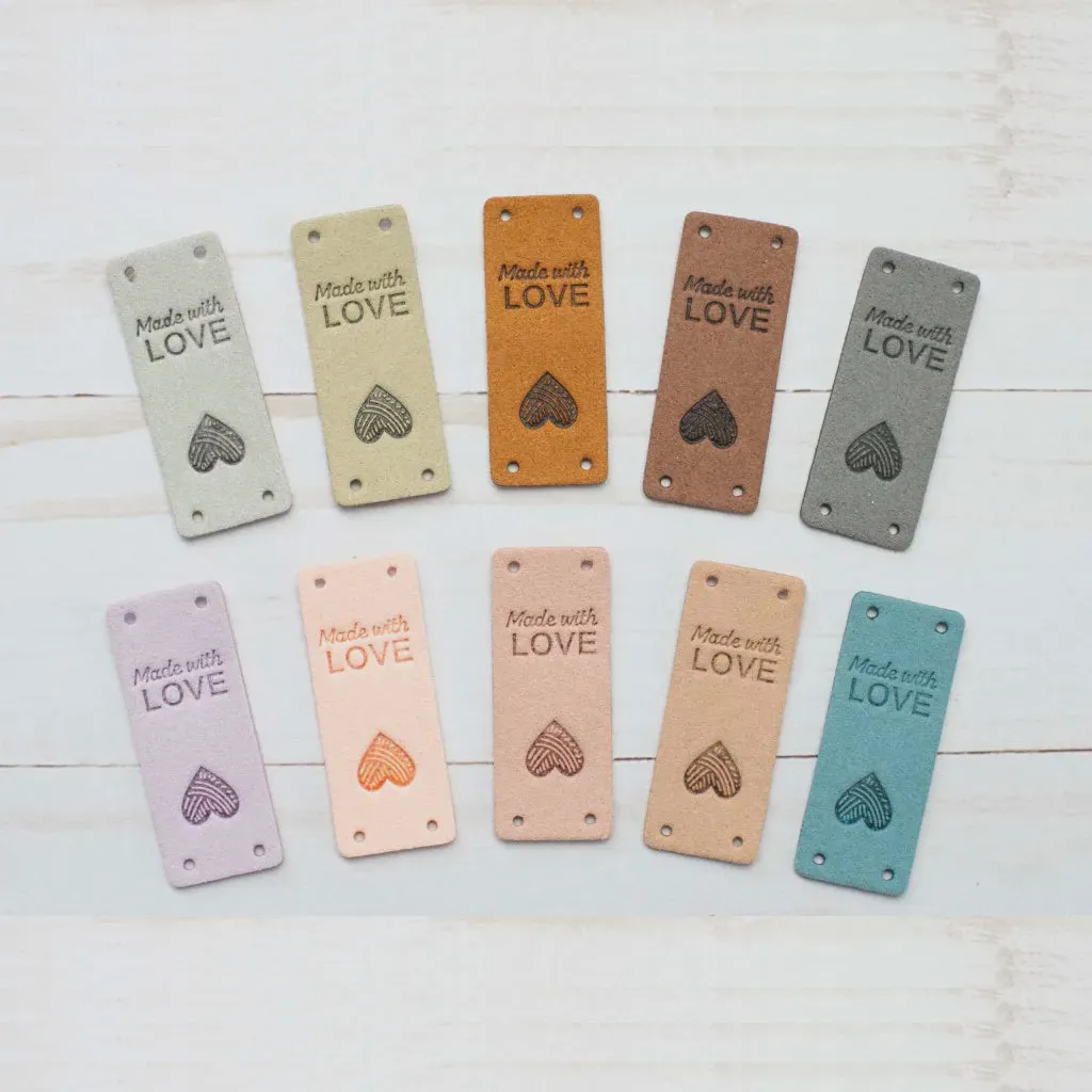 Made with Love Foldover Tags