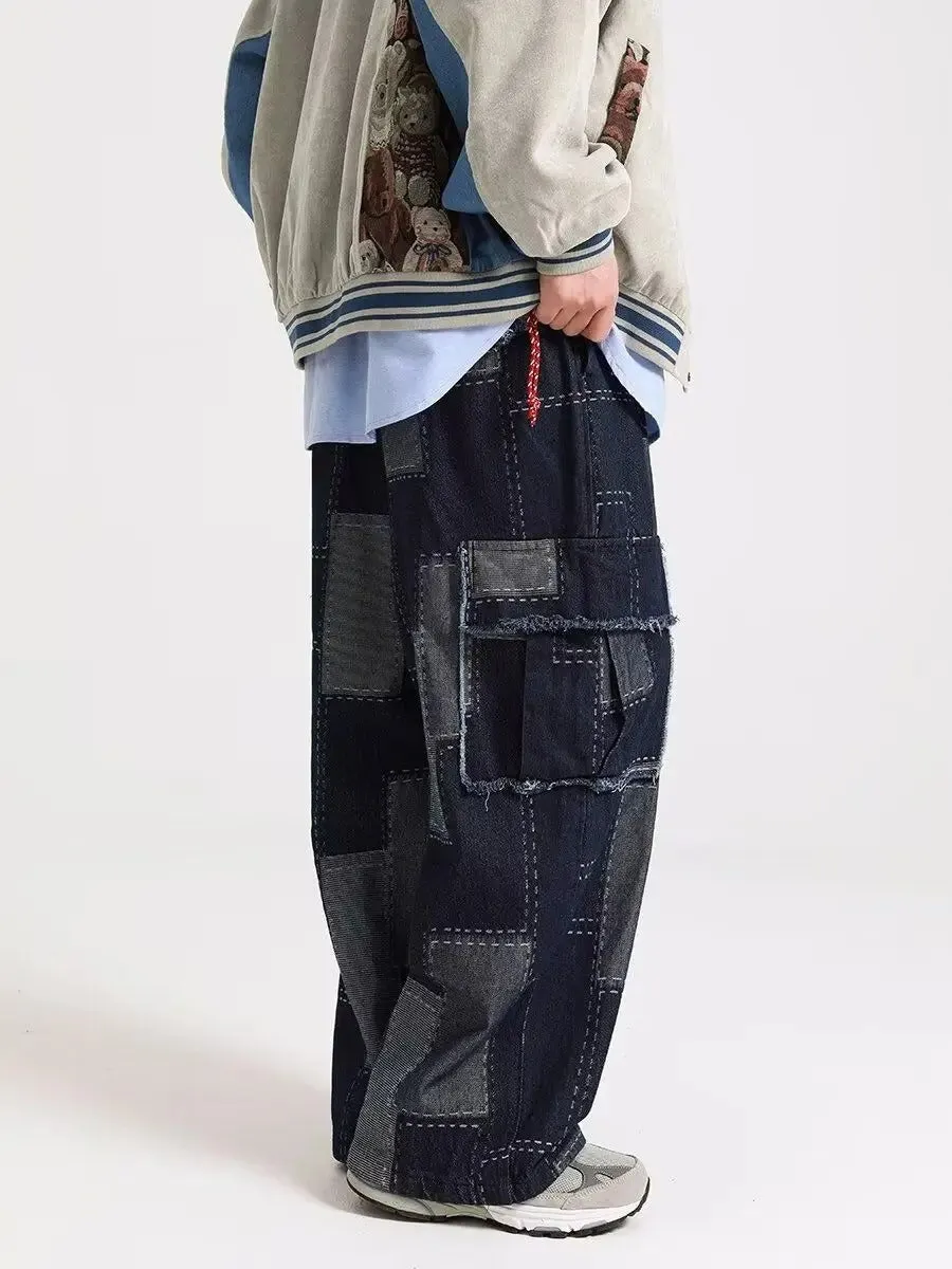 Madeira Patchwork Denim Jeans