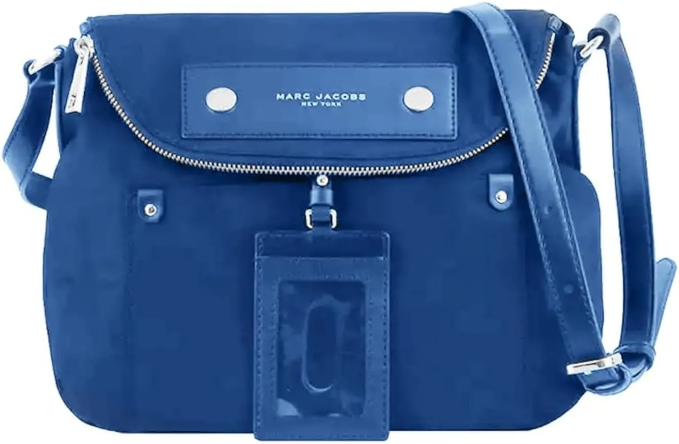 Marc Jacobs Preppy Natasha Nylon Crossbody Bag (Azure Blue)