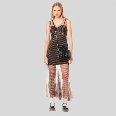 M.A.R.C J.A.C.O.B.S SHINY CRINKLE LEATHER MINI TOTE
