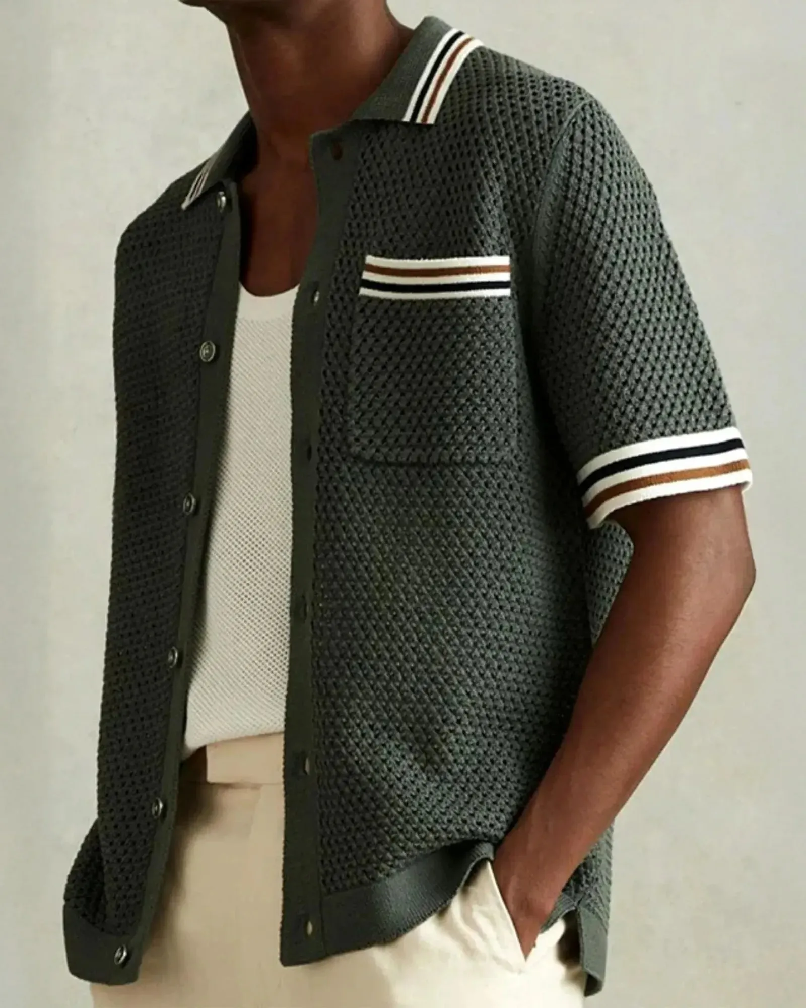 Martin Laurent Crocheted Top