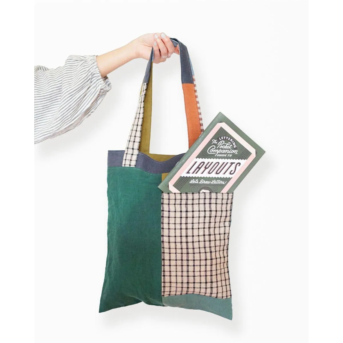 Matchy Matchy Stash Pocket Tote Sewing Pattern PDF
