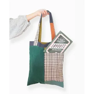 Matchy Matchy Stash Pocket Tote Sewing Pattern PDF