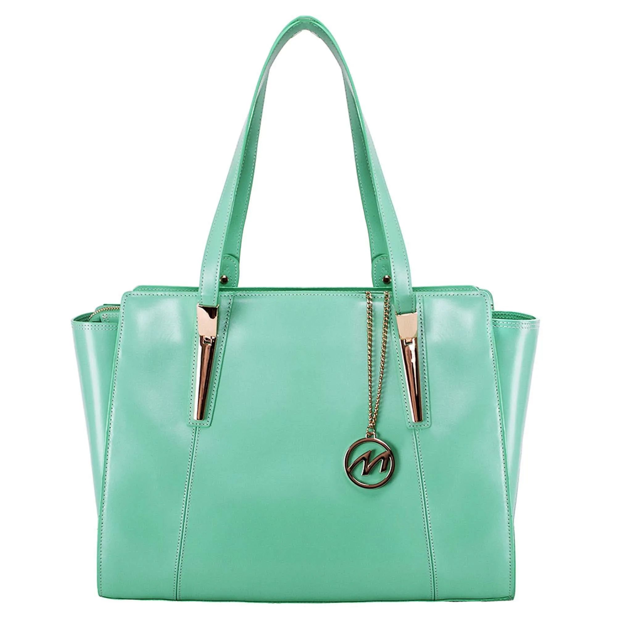 McKlein USA Aldora Leather Ladies Tote Bag with Tablet Pocket