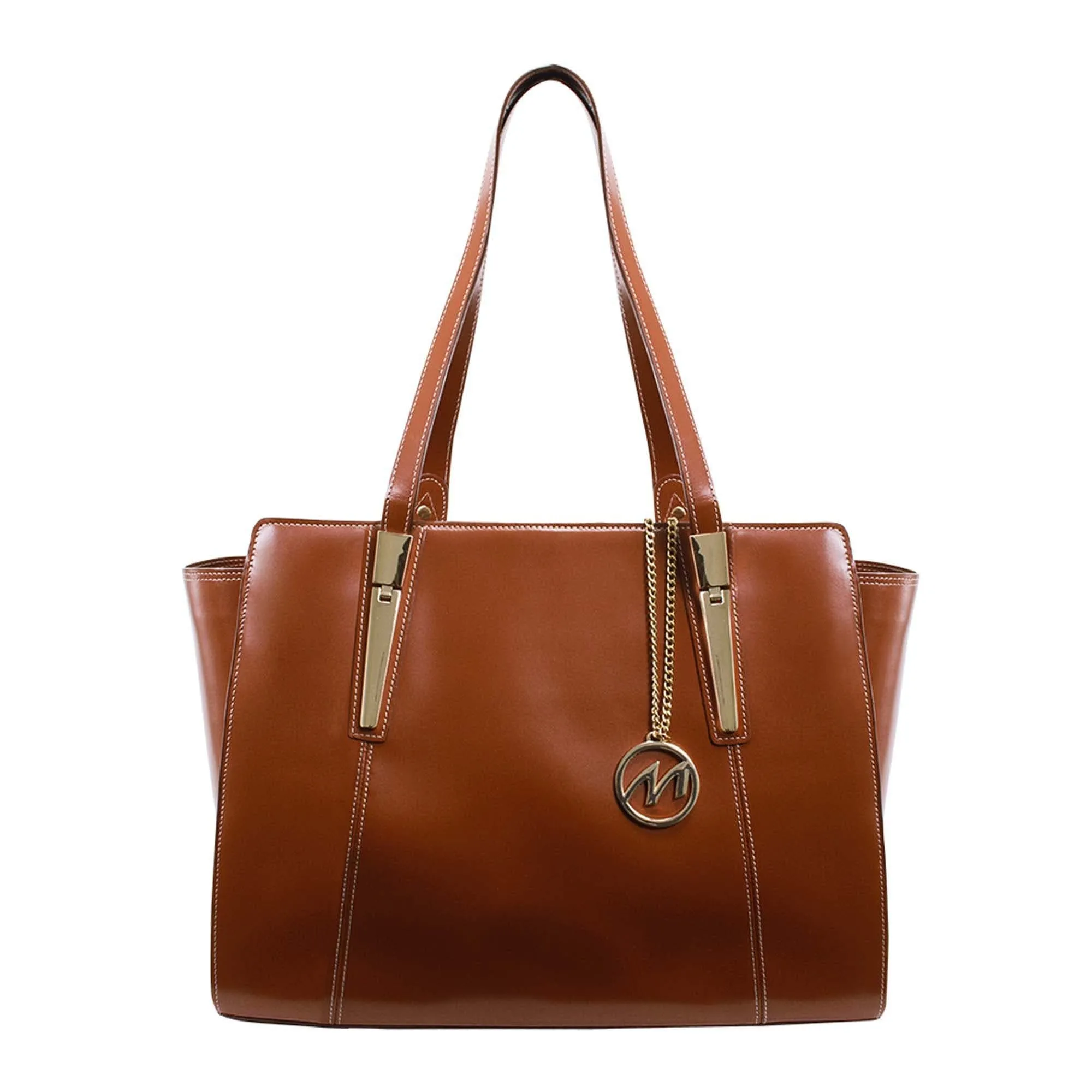 McKlein USA Aldora Leather Ladies Tote Bag with Tablet Pocket