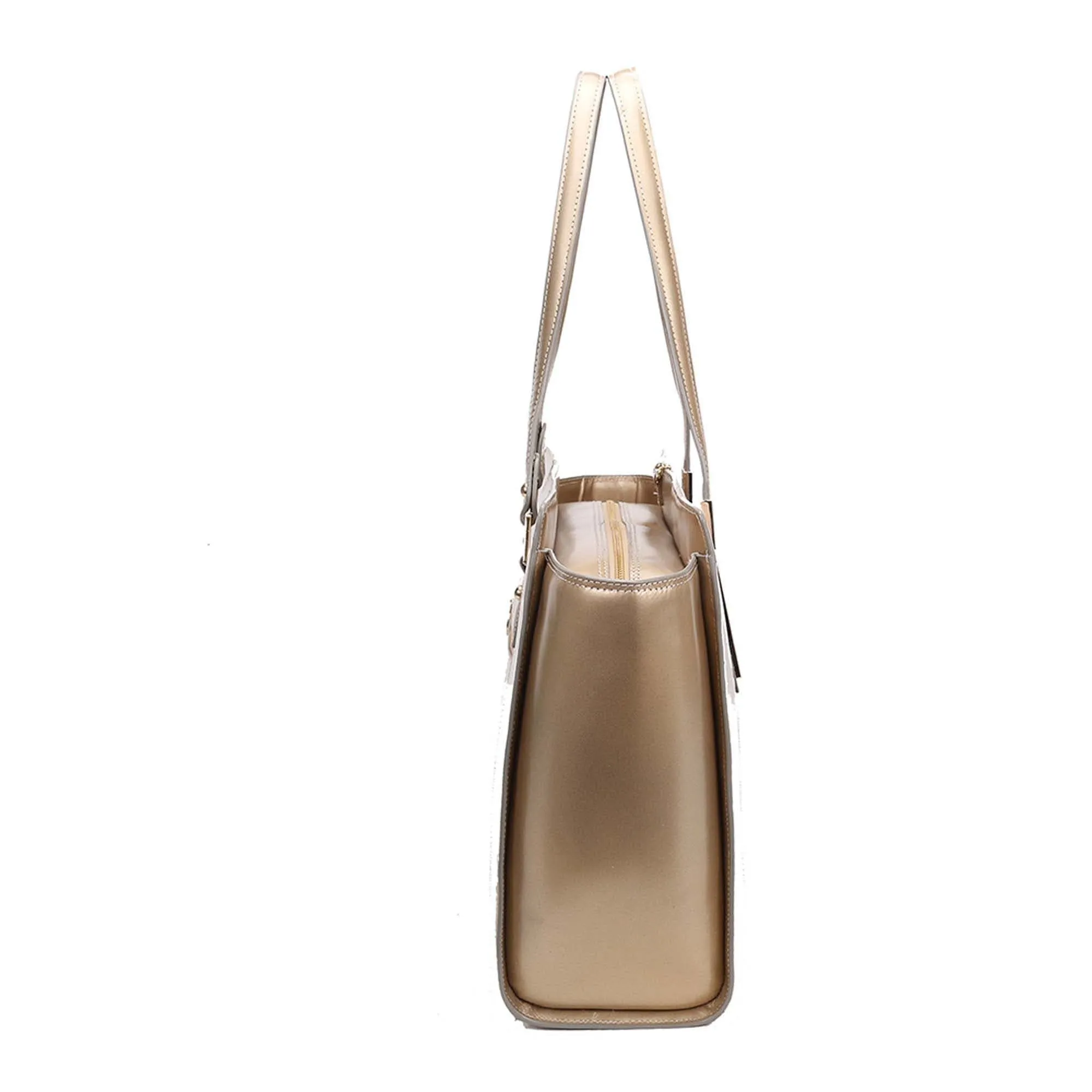 McKlein USA Aldora Leather Ladies Tote Bag with Tablet Pocket