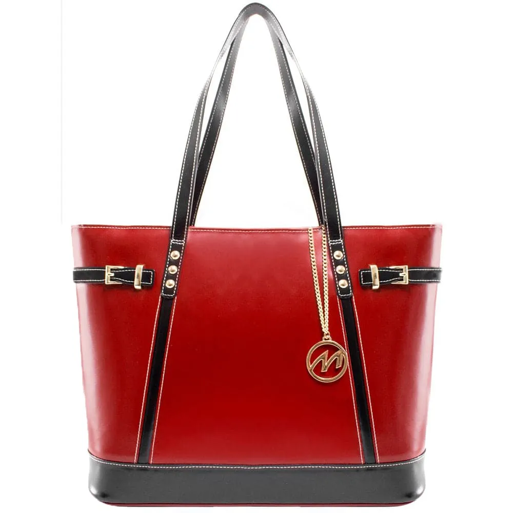McKlein USA Serafina Leather Tote Bag with Tablet Pocket