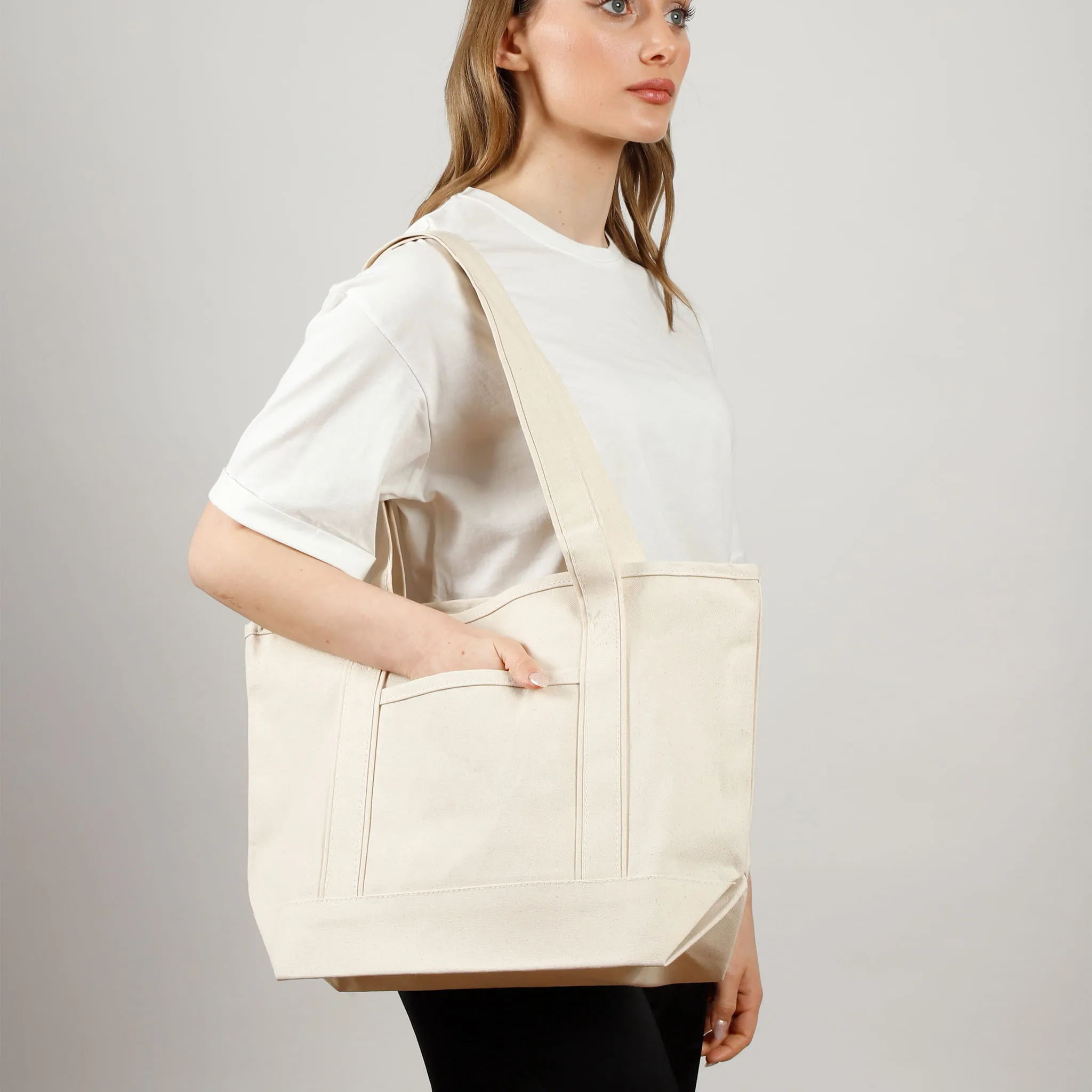 Medium Size - Deluxe Heavyweight Canvas Tote Bags