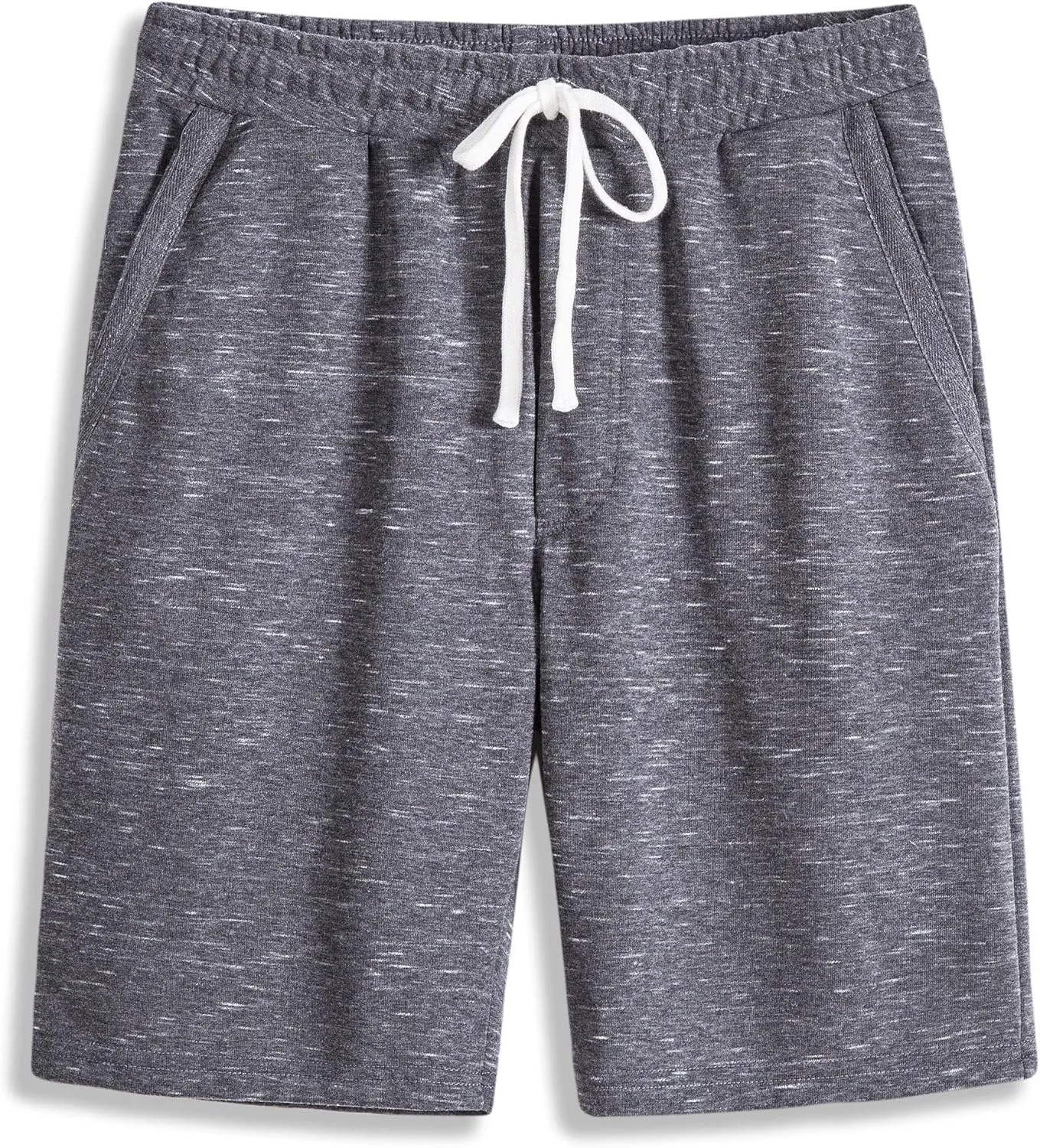 Men’s Casual Cotton Knit Short Drawstring Elastic Jogger Gym Shorts