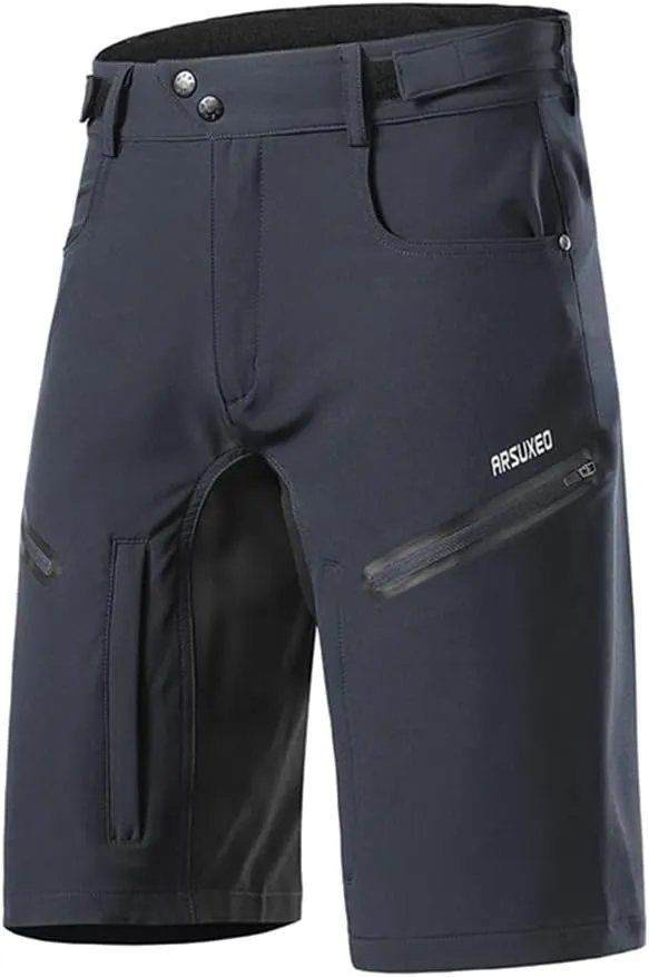 Mens Hiking Waterproof Shorts, Quick Dry Outdoor Cargo Tactical Shorts with Multi Pocket for Beach Cycling Travel