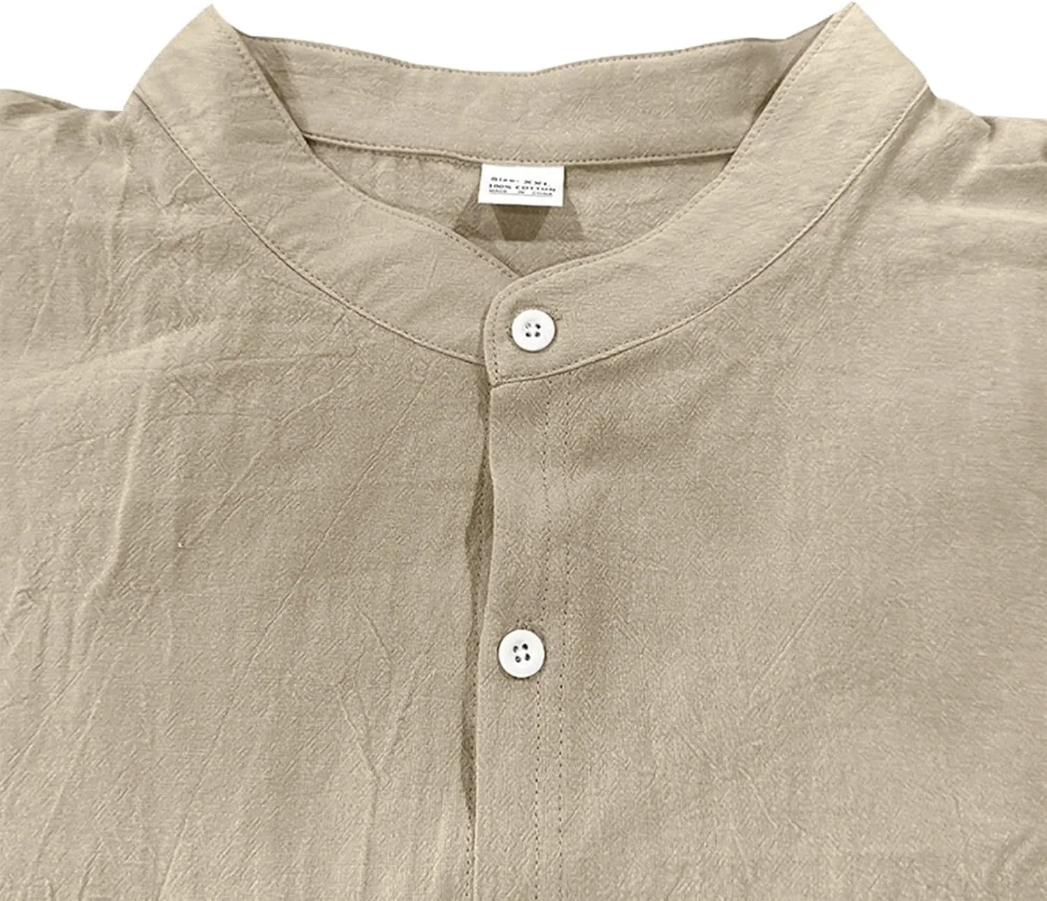 Men's Linen Shirts Short Sleeve Casual Shirts Button Down Shirt for Men Beach Summer Shirt with Pockets Linen Tops