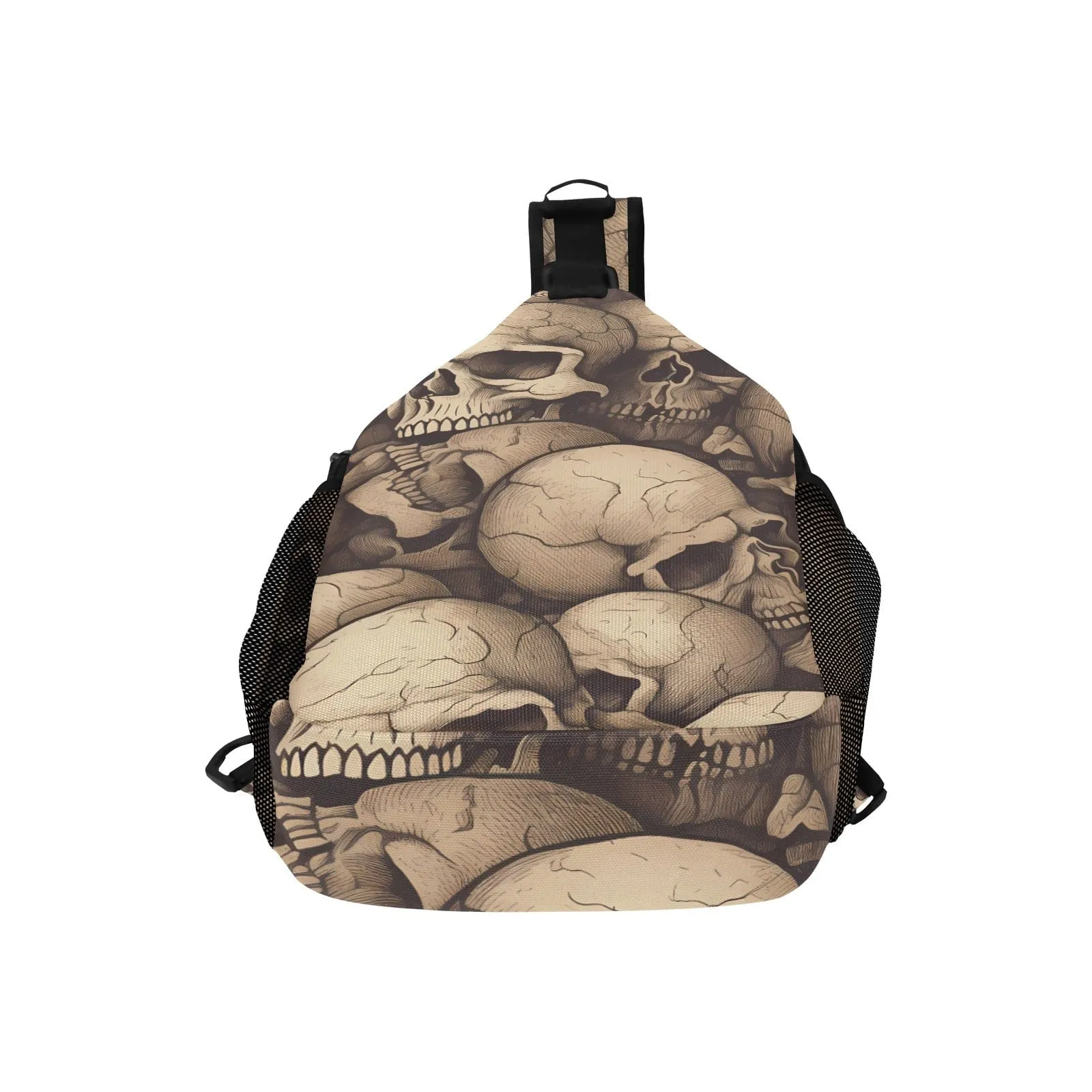 Men's Skull Heads Casual Chest Bag
